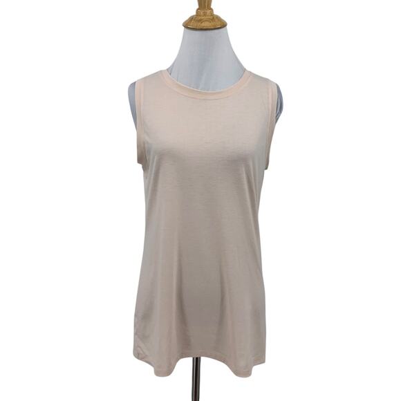 Athleta Top Womens XS Extra Small Ice Peach Vital Tank 2.0 Sleeveless Crew Neck - Picture 1 of 11